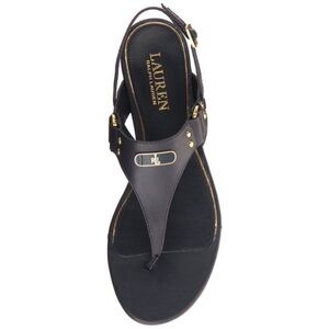 Ralph Lauren Black Minimalist Sandals
